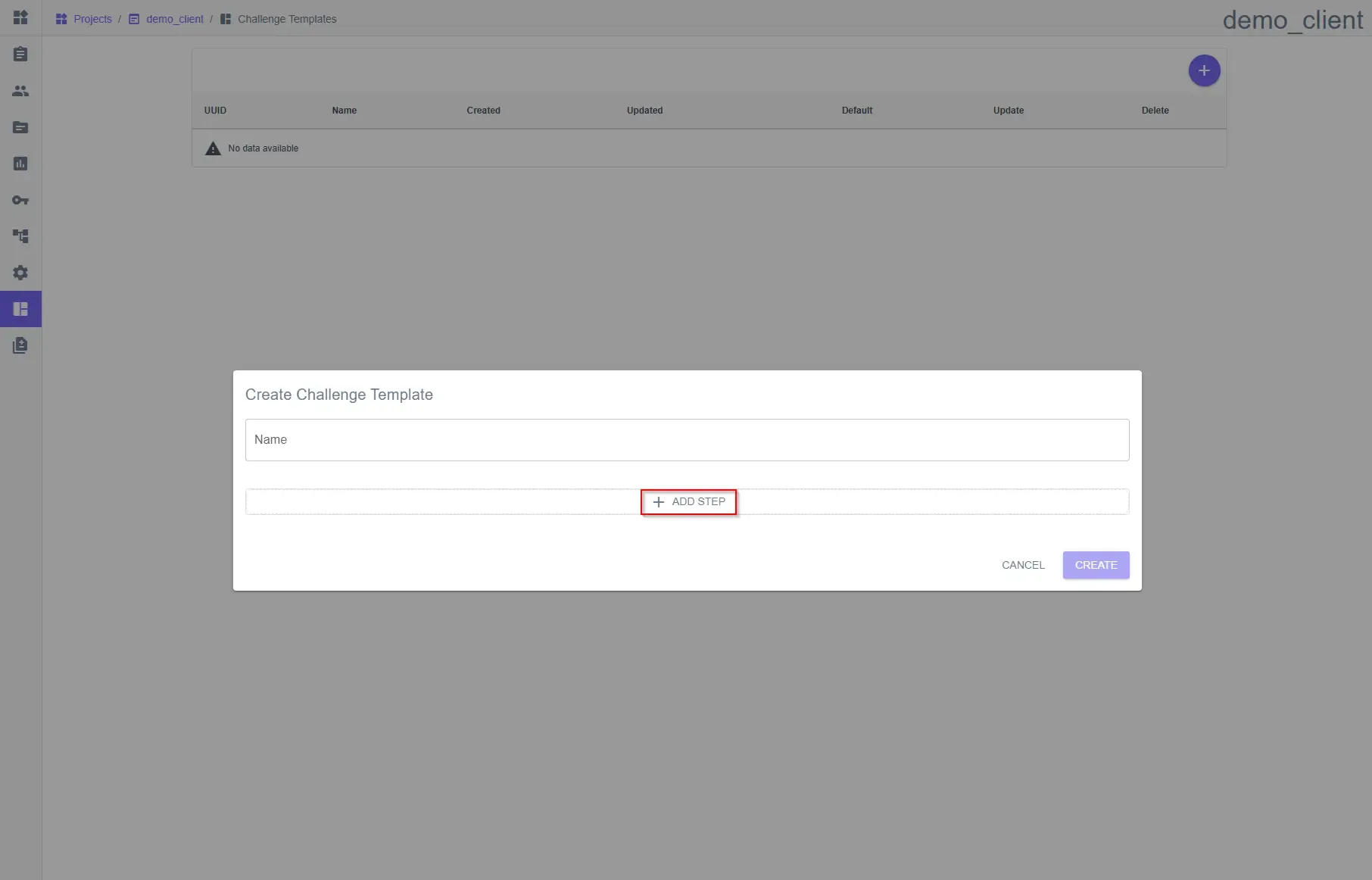 Step 3 – Add Step Button