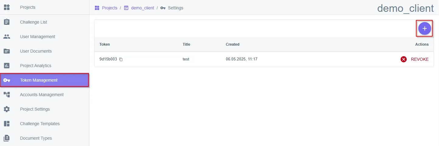 Open Token Management
