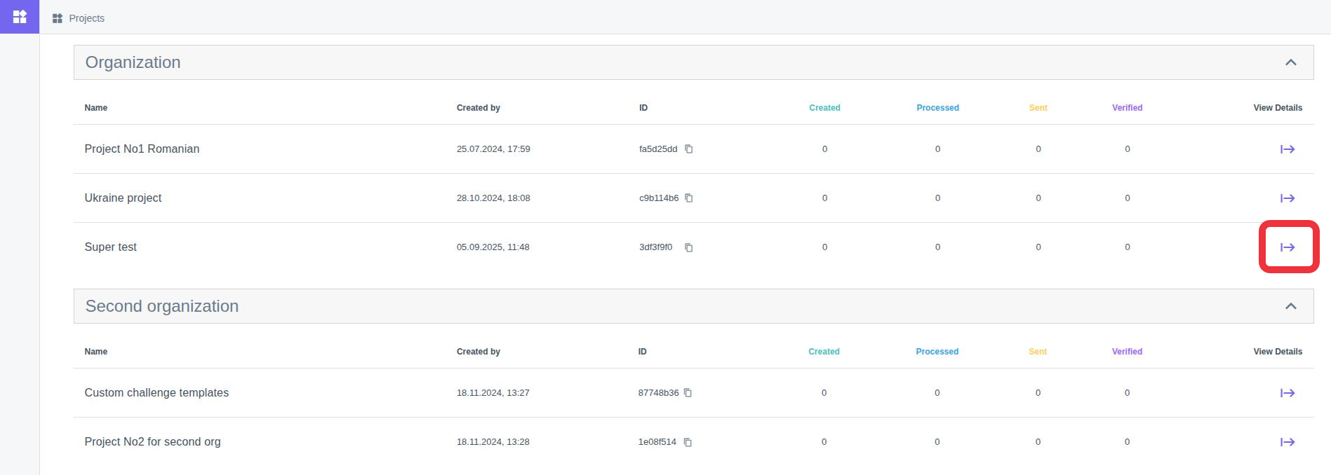 Choose project location