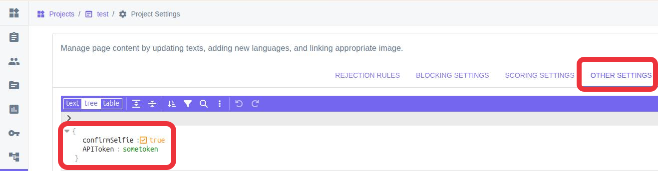 Configurable settings location