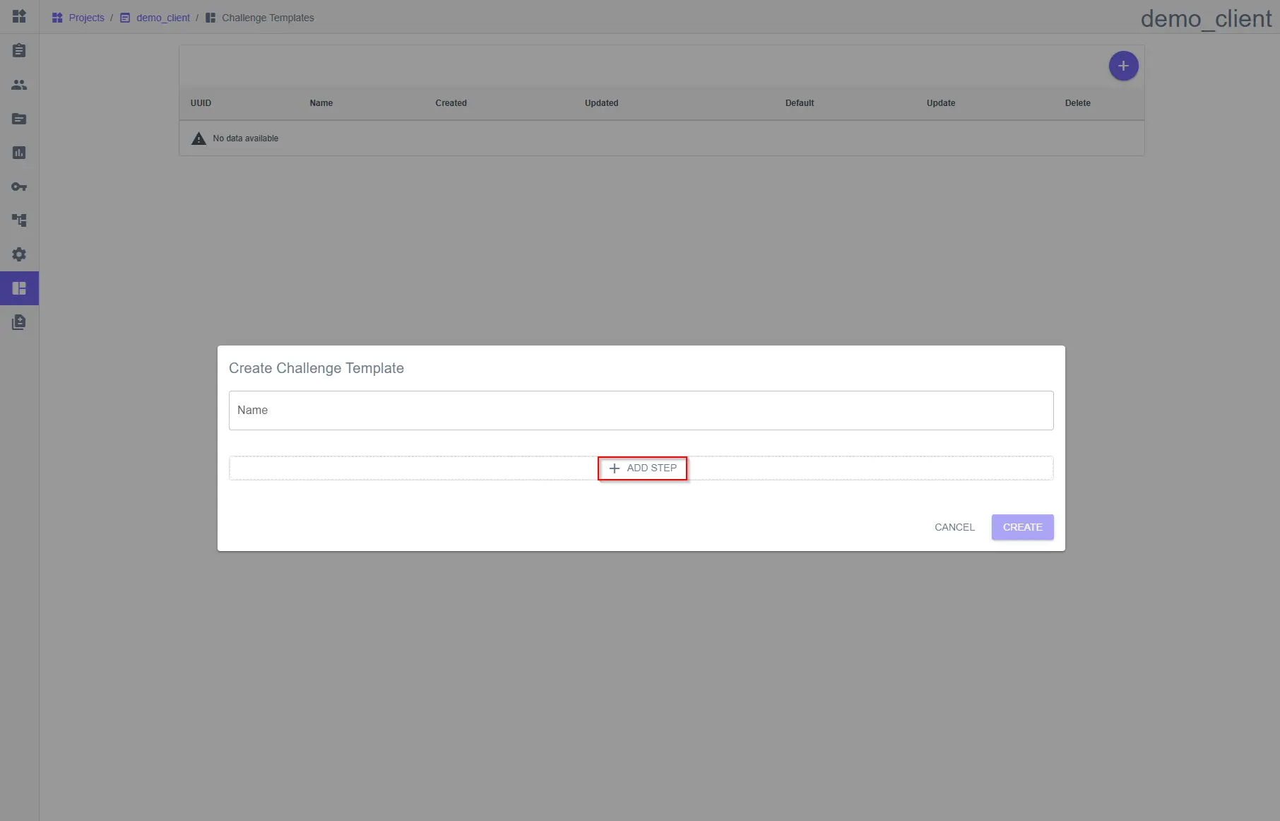 Step 3 – Add Step Button