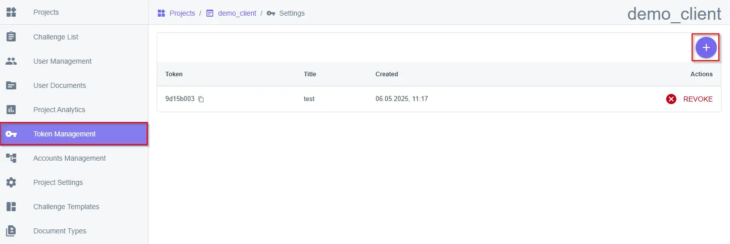 Open Token Management
